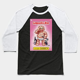 Garbage Pail Kids - Starin' Darren Vector Baseball T-Shirt